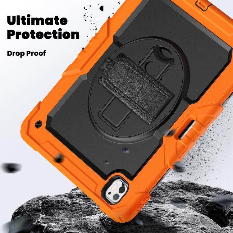 Turntable Holder Silicone Hybrid PC Tablet Case with Shoulder Strap, For iPad Pro 13 2025 / 2024