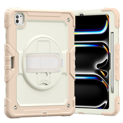 Turntable Holder Silicone Hybrid PC Tablet Case with Shoulder Strap, For iPad Pro 13 2025 / 2024