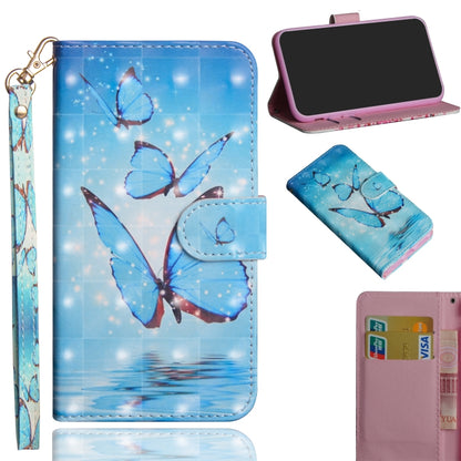 3D Painting Pattern Horizontal Flip TPU + PU Leather Case with Holder & Card Slots & Wallet, For Xiaomi Redmi 9A, For Xiaomi Redmi 9C
