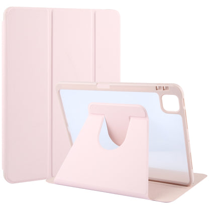 GEBEI Acrylic TPU 3-folding Rotating Smart Tablet Leather Case withh Pen Slot, For iPad Air 13 2025 / 2024, For iPad Pro 12.9 2022 / 2021 / 2020, For iPad Pro 11 2022 / 2021 / 2020, For iPad 10.2 2021 / 2020 / 2019 / Air 3