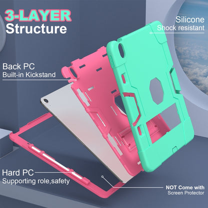 Contrast Color Silicone Acrylic PC Tablet Case with Holder, For iPad Air 13 2025 / 2024
