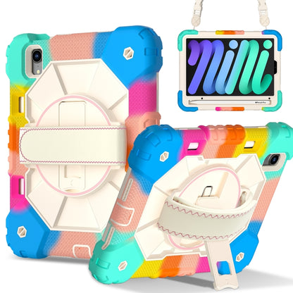 Contrast Color Robot Silicone Hybrid PC Tablet Case, For iPad Air 13 2025 / 2024, For iPad mini 2024 / mini 6