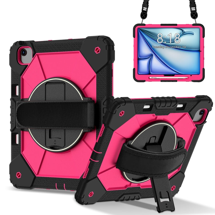 Contrast Color Robot Silicone Hybrid PC Tablet Case, For iPad Air 13 2025 / 2024, For iPad mini 2024 / mini 6