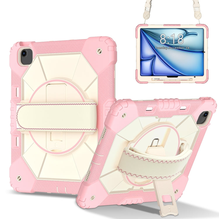 Contrast Color Robot Silicone Hybrid PC Tablet Case, For iPad Air 13 2025 / 2024, For iPad mini 2024 / mini 6