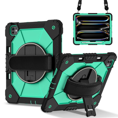 Contrast Color Robot Silicone Hybrid PC Tablet Case, For iPad Pro 13 2025 / 2024, For iPad Pro 11 2025 / 2024
