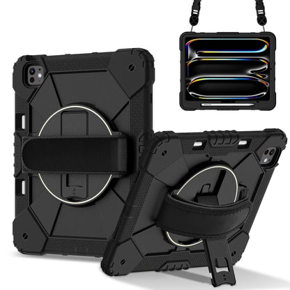 Contrast Color Robot Silicone Hybrid PC Tablet Case, For iPad Pro 13 2025 / 2024, For iPad Pro 11 2025 / 2024