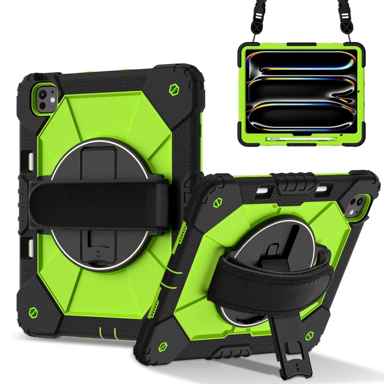 Contrast Color Robot Silicone Hybrid PC Tablet Case, For iPad Pro 13 2025 / 2024, For iPad Pro 11 2025 / 2024