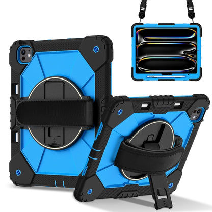 Contrast Color Robot Silicone Hybrid PC Tablet Case, For iPad Pro 13 2025 / 2024, For iPad Pro 11 2025 / 2024