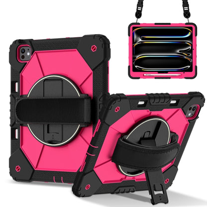 Contrast Color Robot Silicone Hybrid PC Tablet Case, For iPad Pro 13 2025 / 2024, For iPad Pro 11 2025 / 2024