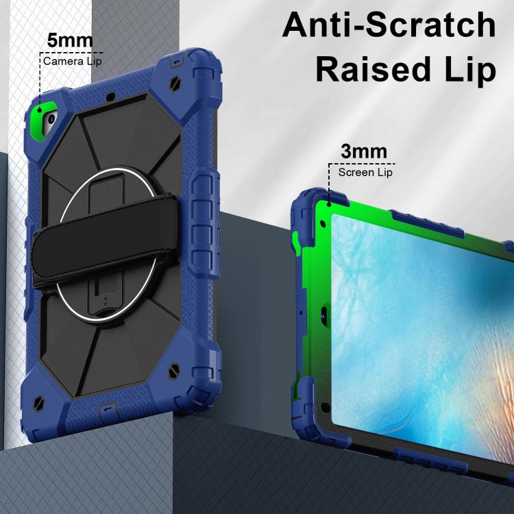 Contrast Color Robot Silicone Hybrid PC Tablet Case, For iPad Pro 9.7 / 9.7 2018 / 2017