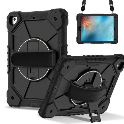 Contrast Color Robot Silicone Hybrid PC Tablet Case, For iPad Pro 9.7 / 9.7 2018 / 2017