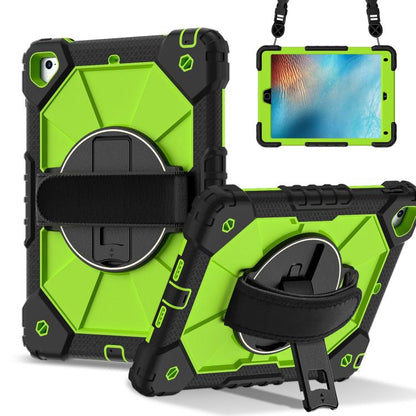 Contrast Color Robot Silicone Hybrid PC Tablet Case, For iPad Pro 9.7 / 9.7 2018 / 2017