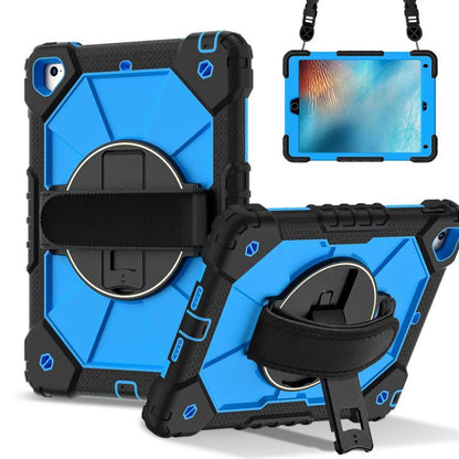 Contrast Color Robot Silicone Hybrid PC Tablet Case, For iPad Pro 9.7 / 9.7 2018 / 2017