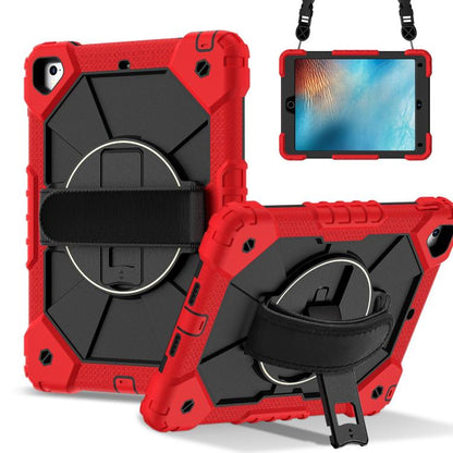 Contrast Color Robot Silicone Hybrid PC Tablet Case, For iPad Pro 9.7 / 9.7 2018 / 2017