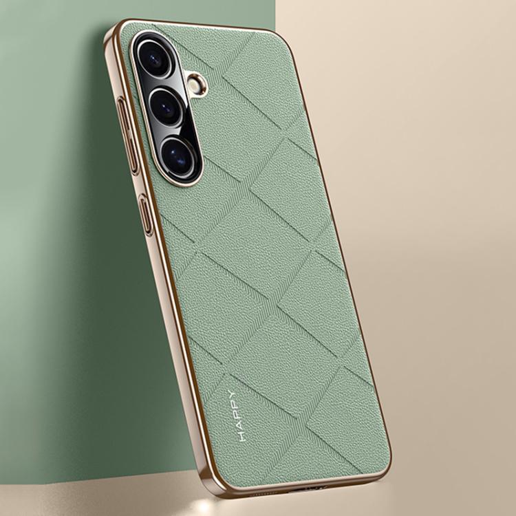 Plain Leather PC Phone Case, For Samsung Galaxy S26+ 5G, For Samsung Galaxy S26 Ultra 5G, For Samsung Galaxy S26 5G, For Samsung Galaxy S25 5G