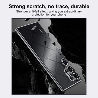 Plain Leather PC Phone Case, For Samsung Galaxy S26+ 5G, For Samsung Galaxy S26 Ultra 5G, For Samsung Galaxy S26 5G, For Samsung Galaxy S25 5G
