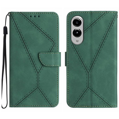 Stitching Embossed Leather Phone Case, For Galaxy S26 FE 5G, For Samsung Galaxy S25 FE 5G, For Samsung Galaxy S25 Edge 5G, For Samsung Galaxy S25 5G