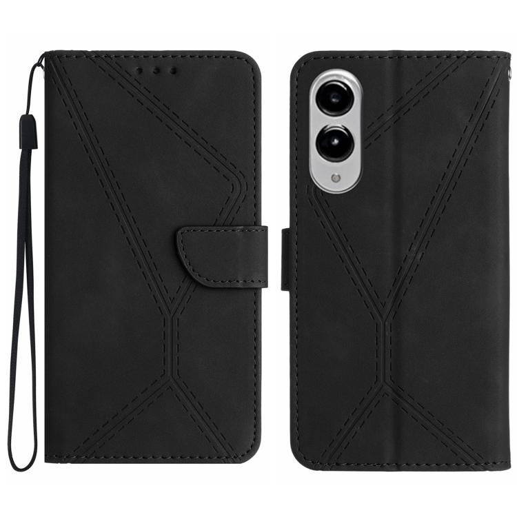 Stitching Embossed Leather Phone Case, For Galaxy S26 FE 5G, For Samsung Galaxy S25 FE 5G, For Samsung Galaxy S25 Edge 5G, For Samsung Galaxy S25 5G