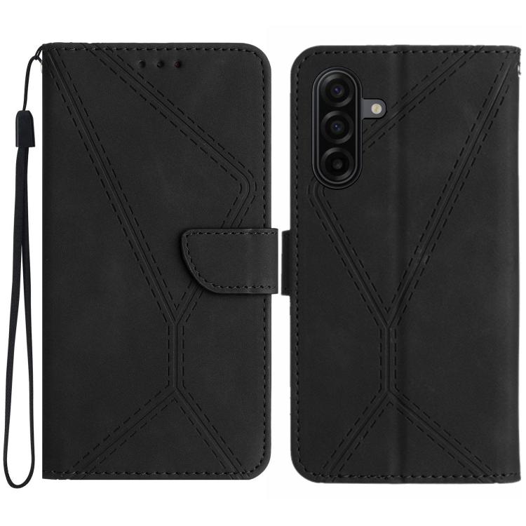 Stitching Embossed Leather Phone Case, For Galaxy S26 FE 5G, For Samsung Galaxy S25 FE 5G, For Samsung Galaxy S25 Edge 5G, For Samsung Galaxy S25 5G