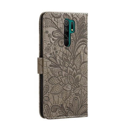Lace Flower Horizontal Flip Leather Case with Holder & Card Slots & Wallet & Photo Frame, For Xiaomi Redmi 9, For Xiaomi Redmi 9A, For Xiaomi Redmi 9C, For Xiaomi Redmi Note 9 / X10