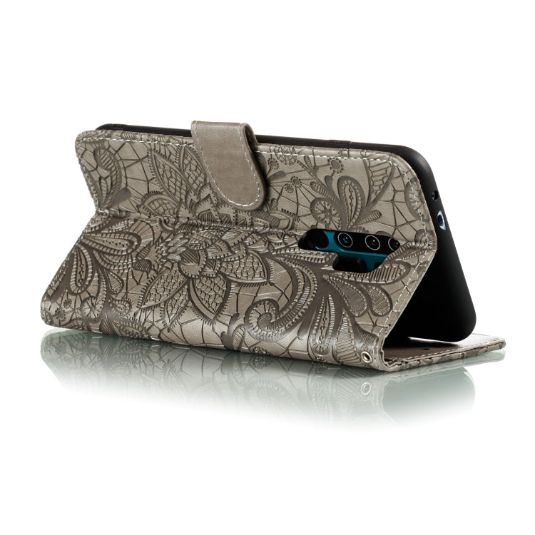 Lace Flower Horizontal Flip Leather Case with Holder & Card Slots & Wallet & Photo Frame, For Xiaomi Redmi 9, For Xiaomi Redmi 9A, For Xiaomi Redmi 9C, For Xiaomi Redmi Note 9 / X10