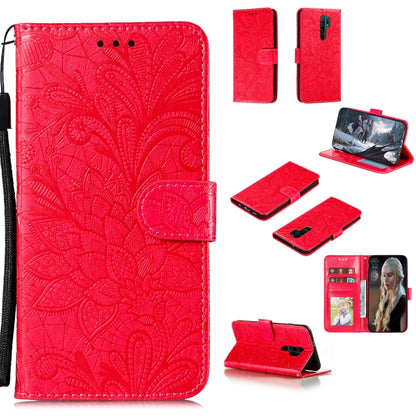 Lace Flower Horizontal Flip Leather Case with Holder & Card Slots & Wallet & Photo Frame, For Xiaomi Redmi 9, For Xiaomi Redmi 9A, For Xiaomi Redmi 9C, For Xiaomi Redmi Note 9 / X10