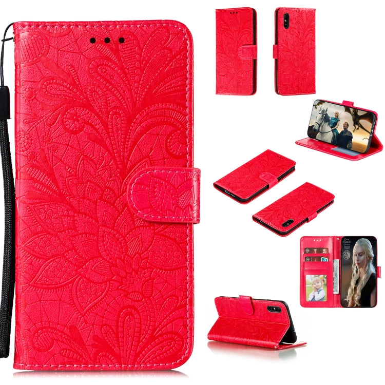 Lace Flower Horizontal Flip Leather Case with Holder & Card Slots & Wallet & Photo Frame, For Xiaomi Redmi 9, For Xiaomi Redmi 9A, For Xiaomi Redmi 9C, For Xiaomi Redmi Note 9 / X10