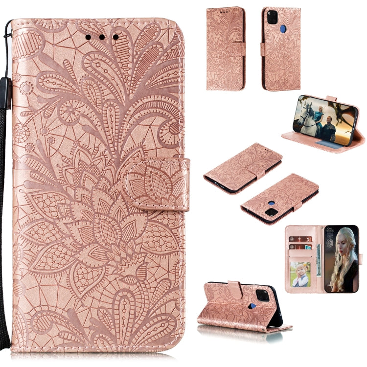 Lace Flower Horizontal Flip Leather Case with Holder & Card Slots & Wallet & Photo Frame, For Xiaomi Redmi 9, For Xiaomi Redmi 9A, For Xiaomi Redmi 9C, For Xiaomi Redmi Note 9 / X10
