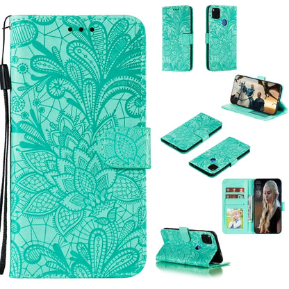 Lace Flower Horizontal Flip Leather Case with Holder & Card Slots & Wallet & Photo Frame, For Xiaomi Redmi 9, For Xiaomi Redmi 9A, For Xiaomi Redmi 9C, For Xiaomi Redmi Note 9 / X10