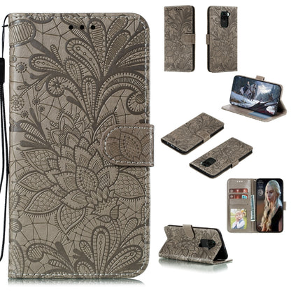 Lace Flower Horizontal Flip Leather Case with Holder & Card Slots & Wallet & Photo Frame, For Xiaomi Redmi 9, For Xiaomi Redmi 9A, For Xiaomi Redmi 9C, For Xiaomi Redmi Note 9 / X10