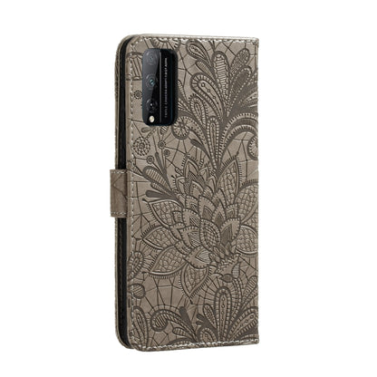 Lace Flower Horizontal Flip Leather Case with Holder & Card Slots & Wallet & Photo Frame, For Huawei Honor Play 4T Pro, For Huawei Honor Y8s, For Samsung Galaxy M01, For Samsung Galaxy M51