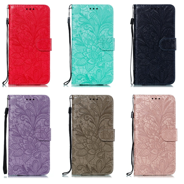 Lace Flower Horizontal Flip Leather Case with Holder & Card Slots & Wallet & Photo Frame, For Huawei Honor Play 4T Pro, For Huawei Honor Y8s, For Samsung Galaxy M01, For Samsung Galaxy M51