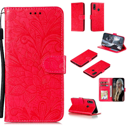 Lace Flower Horizontal Flip Leather Case with Holder & Card Slots & Wallet & Photo Frame, For Huawei Honor Play 4T Pro, For Huawei Honor Y8s, For Samsung Galaxy M01, For Samsung Galaxy M51