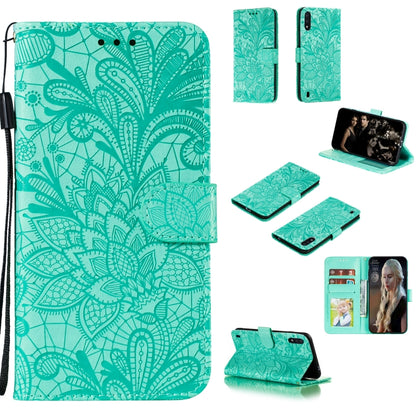 Lace Flower Horizontal Flip Leather Case with Holder & Card Slots & Wallet & Photo Frame, For Huawei Honor Play 4T Pro, For Huawei Honor Y8s, For Samsung Galaxy M01, For Samsung Galaxy M51