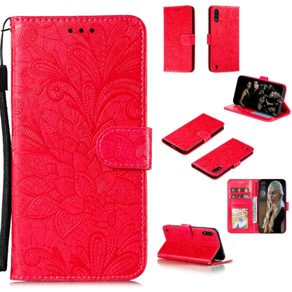 Lace Flower Horizontal Flip Leather Case with Holder & Card Slots & Wallet & Photo Frame, For Huawei Honor Play 4T Pro, For Huawei Honor Y8s, For Samsung Galaxy M01, For Samsung Galaxy M51