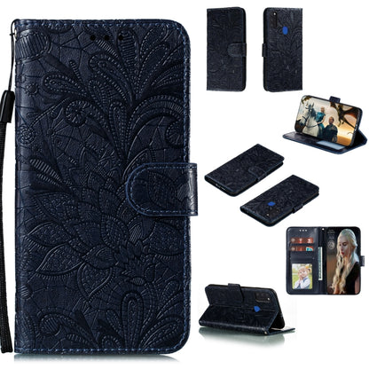 Lace Flower Horizontal Flip Leather Case with Holder & Card Slots & Wallet & Photo Frame, For Huawei Honor Play 4T Pro, For Huawei Honor Y8s, For Samsung Galaxy M01, For Samsung Galaxy M51