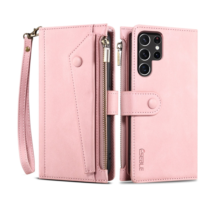 ESEBLE Retro Frosted RFID Flip Leather Phone Case, For Samsung Galaxy S25+ 5G, For Samsung Galaxy S25 Ultra 5G, For Samsung Galaxy S24 FE 5G, For Samsung Galaxy S24 Ultra 5G, For Samsung Galaxy S24+ 5G