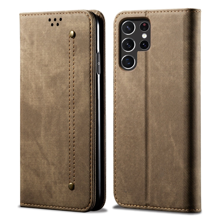 Denim Texture Casual Style Horizontal Flip Leather Case, For Samsung Galaxy S25+ 5G, For Samsung Galaxy S25 Ultra 5G, For Samsung Galaxy S24 FE 5G, For Samsung Galaxy S24 Ultra 5G, For Samsung Galaxy S24+ 5G