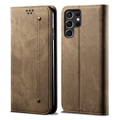 Denim Texture Casual Style Horizontal Flip Leather Case, For Samsung Galaxy S25+ 5G, For Samsung Galaxy S25 Ultra 5G, For Samsung Galaxy S24 FE 5G, For Samsung Galaxy S24 Ultra 5G, For Samsung Galaxy S24+ 5G