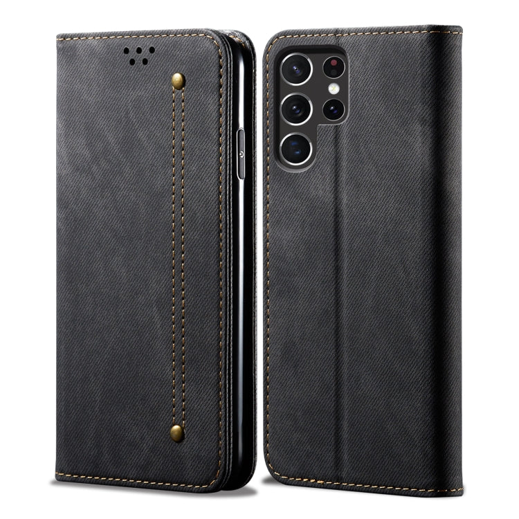 Denim Texture Casual Style Horizontal Flip Leather Case, For Samsung Galaxy S25+ 5G, For Samsung Galaxy S25 Ultra 5G, For Samsung Galaxy S24 FE 5G, For Samsung Galaxy S24 Ultra 5G, For Samsung Galaxy S24+ 5G