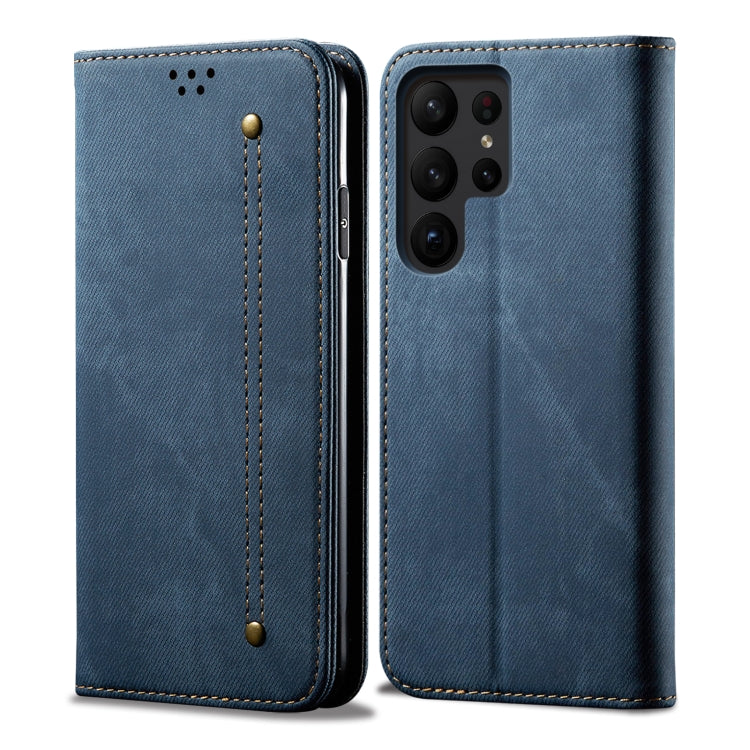 Denim Texture Casual Style Horizontal Flip Leather Case, For Samsung Galaxy S25+ 5G, For Samsung Galaxy S25 Ultra 5G, For Samsung Galaxy S24 FE 5G, For Samsung Galaxy S24 Ultra 5G, For Samsung Galaxy S24+ 5G