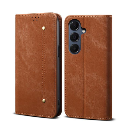 Denim Texture Casual Style Horizontal Flip Leather Case, For Samsung Galaxy S26+ 5G, For Samsung Galaxy S26 Ultra 5G, For Samsung Galaxy S26 5G, For Samsung Galaxy S25 FE 5G, For Samsung Galaxy S25 Edge 5G, For Samsung Galaxy S25 5G