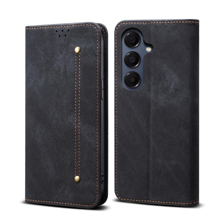Denim Texture Casual Style Horizontal Flip Leather Case, For Samsung Galaxy S26+ 5G, For Samsung Galaxy S26 Ultra 5G, For Samsung Galaxy S26 5G, For Samsung Galaxy S25 FE 5G, For Samsung Galaxy S25 Edge 5G, For Samsung Galaxy S25 5G
