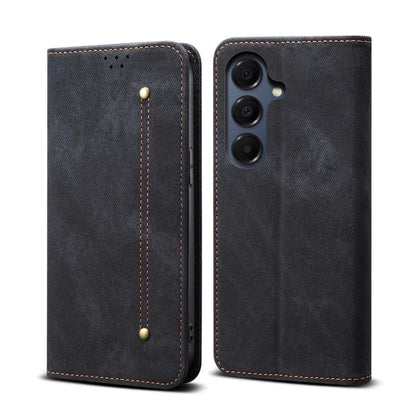 Denim Texture Casual Style Horizontal Flip Leather Case, For Samsung Galaxy S26+ 5G, For Samsung Galaxy S26 Ultra 5G, For Samsung Galaxy S26 5G, For Samsung Galaxy S25 FE 5G, For Samsung Galaxy S25 Edge 5G, For Samsung Galaxy S25 5G