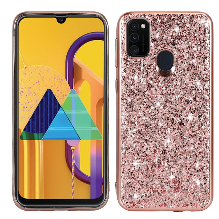 Glitter Powder Shockproof TPU Protective Case, For Xiaomi Redmi Note 9 / 10X 4G, For Xiaomi Note 10 Lite, For Samsung Galaxy Note 20, For Samsung Galaxy A21s
