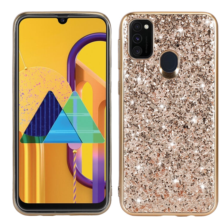 Glitter Powder Shockproof TPU Protective Case, For Xiaomi Redmi Note 9 / 10X 4G, For Xiaomi Note 10 Lite, For Samsung Galaxy Note 20, For Samsung Galaxy A21s