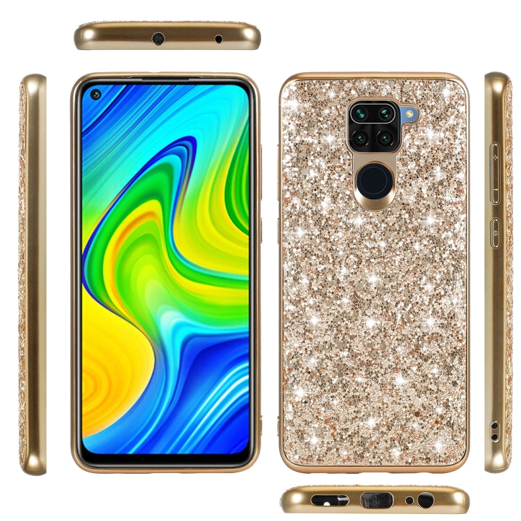 Glitter Powder Shockproof TPU Protective Case, For Xiaomi Redmi Note 9 / 10X 4G, For Xiaomi Note 10 Lite, For Samsung Galaxy Note 20, For Samsung Galaxy A21s