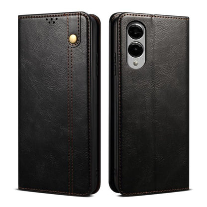 Oil Wax Crazy Horse Texture Leather Phone Case, For Samsung Galaxy S26+ 5G, For Samsung Galaxy S26 Ultra 5G, For Samsung Galaxy S26 5G, For Samsung Galaxy S25 FE 5G, For Samsung Galaxy S25 Edge 5G, For Samsung Galaxy S25 5G