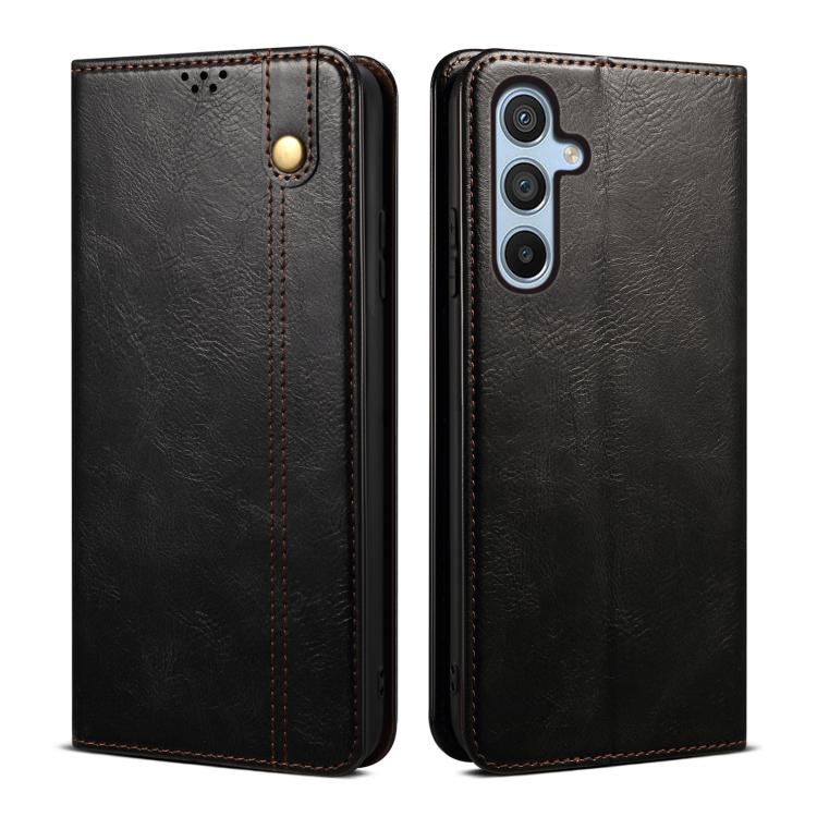Oil Wax Crazy Horse Texture Leather Phone Case, For Samsung Galaxy S26+ 5G, For Samsung Galaxy S26 Ultra 5G, For Samsung Galaxy S26 5G, For Samsung Galaxy S25 FE 5G, For Samsung Galaxy S25 Edge 5G, For Samsung Galaxy S25 5G