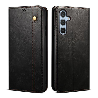 Oil Wax Crazy Horse Texture Leather Phone Case, For Samsung Galaxy S26+ 5G, For Samsung Galaxy S26 Ultra 5G, For Samsung Galaxy S26 5G, For Samsung Galaxy S25 FE 5G, For Samsung Galaxy S25 Edge 5G, For Samsung Galaxy S25 5G
